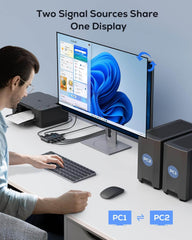 2-Port HDMI USB KVM Switch Box