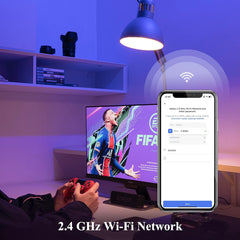 Pametna vintage LED žarnica E27 G80, 5 W, nastavljiva barva in svetilnost