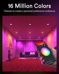 170mm vgradna svetilka RGB 12 W z Wi-Fi