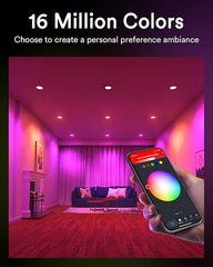 170mm LED vgradni reflektor, 12 W, 16 milijonov barv, Dimmable