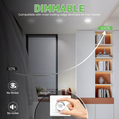 Zatemnljiva LED Vgradna Svetilka, 230 V, 10 W, 1050 LM (Komplet 6 kosov)