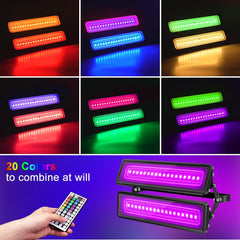 UV in RGB barvna svetilka, DJ reflektor za zabave