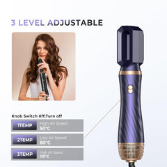 Večnamenska vroča zračna krtača 6-v-1 za sušenje in oblikovanje