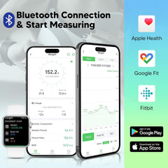 Digitalna telesna tehtnica z aplikacijo in LED zaslonom
