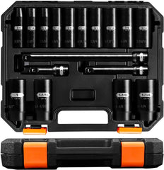 Komplet Udarnih Nasadnih Ključev - Velikosti od 9,5 do 31,8 mm