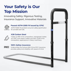 NIMOOD posteljni varnostni ročaj z LED senzorjem za starejše