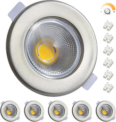 LED reflektor vgradni, 7W, 95mm, 5000K, 6 kosov