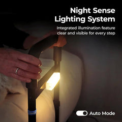 NIMOOD posteljni varnostni ročaj z LED senzorjem za starejše