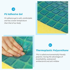 Ergonomska Gel Blazina iz Spominske Pene za Hrbet