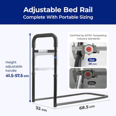 NIMOOD posteljni varnostni ročaj z LED senzorjem za starejše