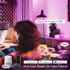 Pametna vintage LED žarnica E27 G80, 5 W, nastavljiva barva in svetilnost