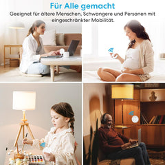 Radijsko vodena kotna vtičnica v beli barvi