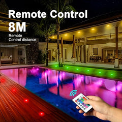 RGB LED vgradne talne svetilke 10x IP67