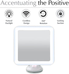 LED Osvetljeno kozmetično ogledalo s povečavo