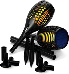 Set 2 XXL Solarnih Bakel z 96 LED Žarnicami za Zunanjost