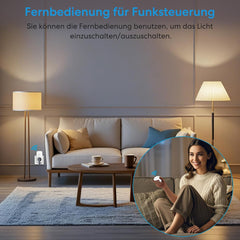 Radijsko vodena kotna vtičnica v beli barvi