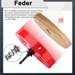 HSAWBIT HSS žaga za les s SDS Plus in šesterokotnim nastavkom