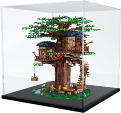 NYNELLY akrilna vitrina za zbirke – 45 × 45 × 44,5 cm