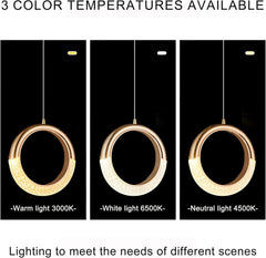 LED viseča svetilka 195 cm, 3 barve svetlobe