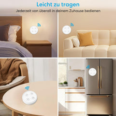 Radijsko vodena kotna vtičnica v beli barvi