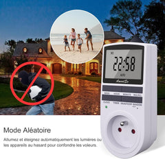 Digitalna tedenska in dnevna vtičnica s časovnikom - 1 kos