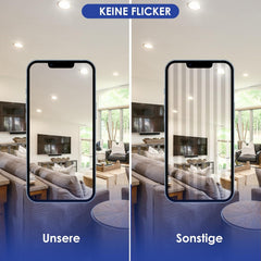 Vgradna LED usmerjena svetilka za kopalnico