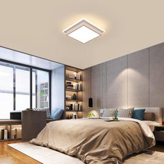 Kvadratna LED stropna svetilka, toplo bela svetloba