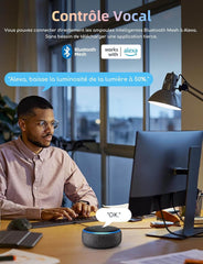 Pametna LED RGB Žarnica z Bluetooth Daljincem in Alexa združljivostjo - (Komplet 4 kosov)