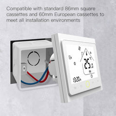 CASLANT Pametni WiFi termostat za ogrevanje ali klimatsko napravo z daljinskim upravljanjem in aplikacijo