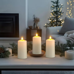 LED sveče z upravljalnikom in časovnikom XL