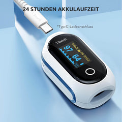 VIBEAT Bluetooth pulzni oksimeter za merjenje kisika v krvi in srčenga utripa