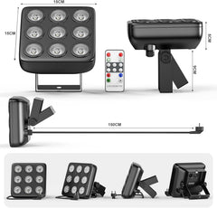 5 W RGBW LED Stenska Luč z daljinskim upravljanjem