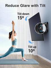 TV stenski nosilec za 26–60" (66–152 cm), nagiben in vrtljiv