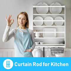 Večnamenska Nastavljiva Palica za Omare, Zavese, Hladilnik - 53-84 cm.