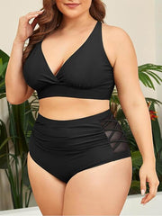 PONCEAU push-up dvodelne kopalke za močnejše postave - XL