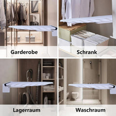 YBAYMY stenska zložljiva likalna deska z ognjeodporno prevleko