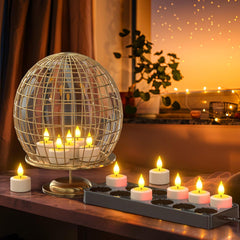 Polnilne LED svečke z daljincem in timerjem