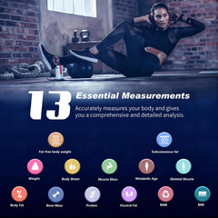 Bluetooth Digitalna Tehtnica z aplikacijo, 13 meritev, do 180kg, neomejeno število uporabnikov