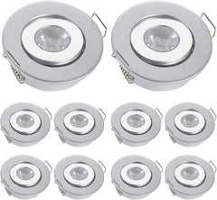 Mini 3W LED vgradna stropna svetilka 6000K - 10 kosov