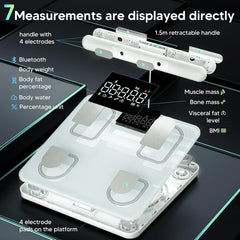 Pametna tehtnica z ročnimi senzorji – analiza telesne sestave (26 meritev)