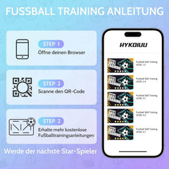 HYKOIUU nogometna trening podloga z video vodičem
