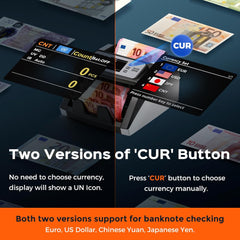 BONVOISIN električni števec bankovcev s preverjanjem pristnosti