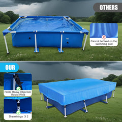 NEWUPZSI pravokotna zaščitna prevleka za bazen - 300 × 200 cm