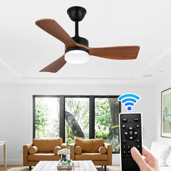 CAINJIAZH stropni ventilator z lučjo in daljinskim upravljalnikom