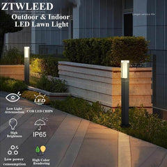 ZTWLEED komplet 2 LED vodoodpornih talnih svetilk za zunanjo uporabo