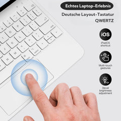 SEAGTIGAU Tipkovnica z ovitekom s sledilno ploščico za iPad Air 11" in iPad Pro 11"