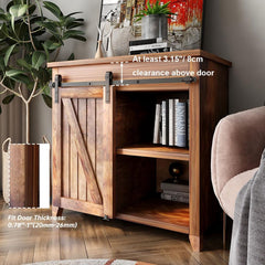 Mini drsni mehanizem za vrata dolžine 122 cm