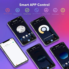 130mm Pametna LED vgradna svetilka RGB 7W 2kos