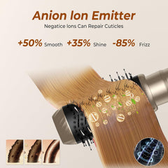 Set za oblikovanje las z zračno krtačo 6-v-1 z močjo 1000 W