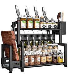 DEVESANTER Dvonadstropno kovinsko stojalo za začimbe